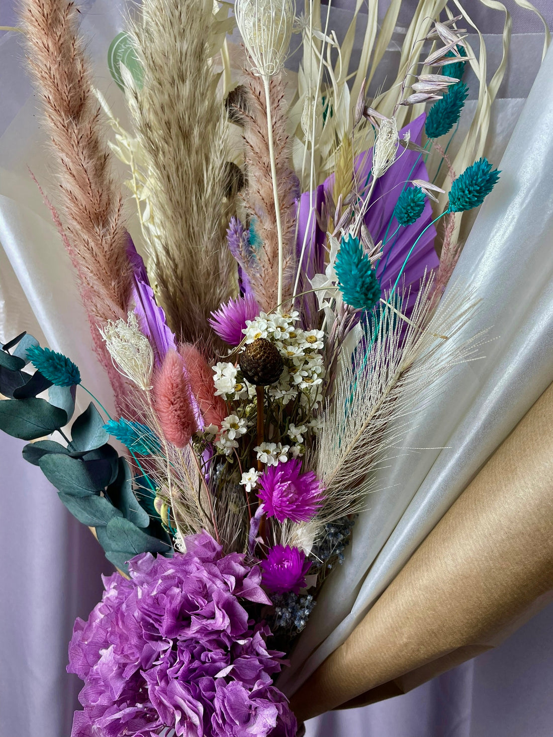 Trockenblumensträuße